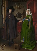 Ο Γάμος των Αρνολφίνι , 1434, Λονδίνο, Εθνική Πινακοθήκη