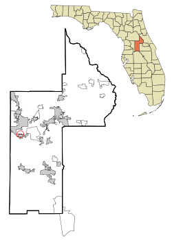 موقعیت اوکاهومپکا، فلوریدا در نقشه