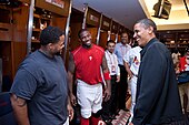 Obama with Prince Fielder