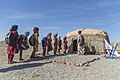 یک مدرسه کپری در روستایی در بلوچستان ایران