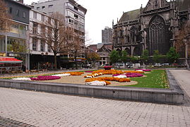 Plaza de la catedral, Liexa.