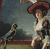 Portraitausschnitt: Marie Louise Elisabeth von Frankreich mit Papagei