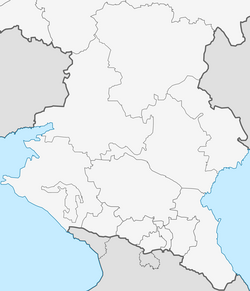 Bắc Kavkaz trên bản đồ Southern Federal District