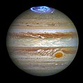 Polární záře nad Jupiterem