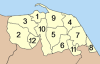 Karta över Amphoe