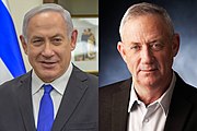 Benjamin Netanyahu dan Benny Gantz