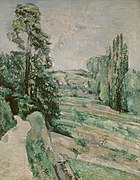 Paul Cézanne, La campagne d'Auvers-sur-Oise, 1881-1882.