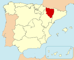 Huesca Séng ê hoān-ûi ê uī-tì