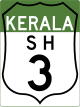 State Highway 3 (Kerala) shield}}