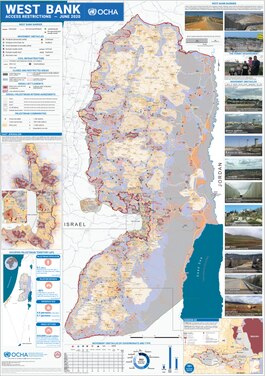 Kaart van Westelijke Jordaanoever