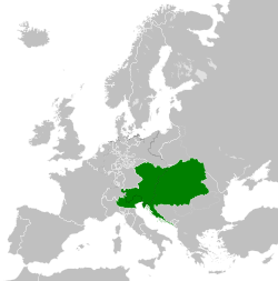 Kekaisaran Austria pada 1815.