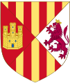 Armes personals de Joan II d'Aragó com a Infant d'Aragó (des del 1422 al 1425)