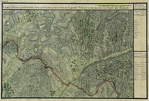 Bara în Harta Iosefină a Banatului, 1769-72