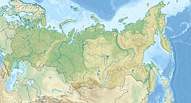 Острів Чкалова. Карта розташування: Росія