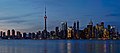 22. Toronto panorámája napnyugtakor a Toronto-szigetekről nézve (javítás)/(csere)