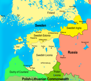 Шве́дская Эстля́ндия на карте