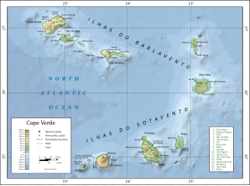 Location of Cape Verde