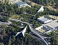 Image 22Aerial view of Yad Vashem, Jerusalem, Israel's Holocaust memorial; the museum, designed by Moshe Safdie, opened in 2005 and tells the personal stories of ninety Holocaust victims and survivors