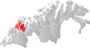 Tromsø within Troms og Finnmark