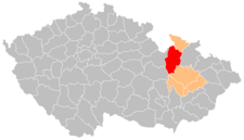Okres Šumperk na mapě