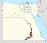 Kaart van Aswan