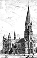 Wettbewerbsentwurf für die Johannes-Basilika, 1892
