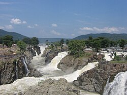 Hogenakkal Waterfalls on the Kaveri river