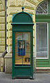 Telephone booth - Szeged, near the central post office building