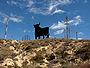 Ein Osborne-Stier in der Provinz Alicante