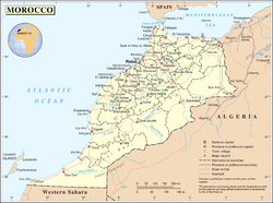 मोरक्को के लोकेशन