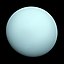 Planet Uranus, a ice giant