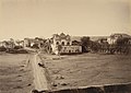 تصویری از مسجد عالمگیر در قلعه ارک دهه ۱۸۸۰