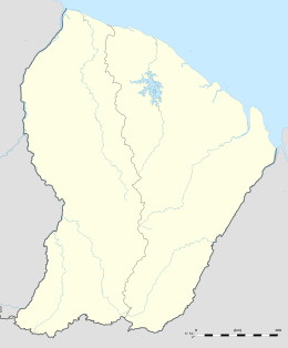 Mappa di localizzazione: Guyana francese