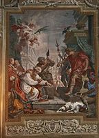 Катедрала на Ивреа: Мъченичеството на Св. Савин (Карло Когроси, XVIII век)