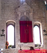 Interno della Sinagoga Scolanova a Trani