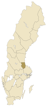 Pozicija Gästriklanda na karti Švedske