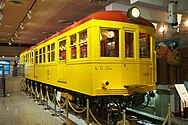 Metrókocsi a tokiói Metrómúzeumban