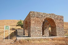 عکس از آتشکده، (پرستشگاه دیانت زرتشتی) بر جای مانده از دوره ساسانی در منطقه نویس استان قم