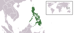 Letak Filipina di Asia
