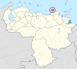 Nueva Esparta – Localizzazione