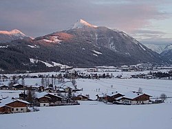 Flachau valley in March 2008