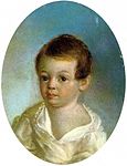 Портрет Пушкина из периода 1800–1802, аутора Ксавијера де Местра