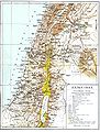 Історична мапа Палестини з Енциклопедичного словника Брокгауза та Ефрона