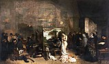 Gustave Courbet El taller del pintor Compra del Louvre amb els amics del Louvre, el 1919