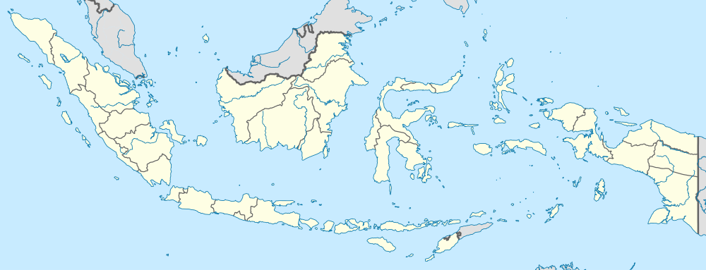 Carte des géolocalisations d'Indonésie