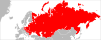 Warszawapagtlandene. Bemærk Albanien med mørkere farve