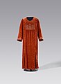 Reformkleid aus rotbraunen Samt, um 1910