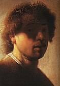 Малады Рэмбрант, каля 1628 году, калі мастаку было 22 гады. Дзяржаўны музэй, Амстэрдам