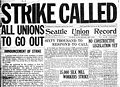 Image 47The front page of the Union Record on the Seattle General Strike of 1919.