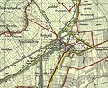 Nieuwe-Schans op topografyske kaart fan 1933